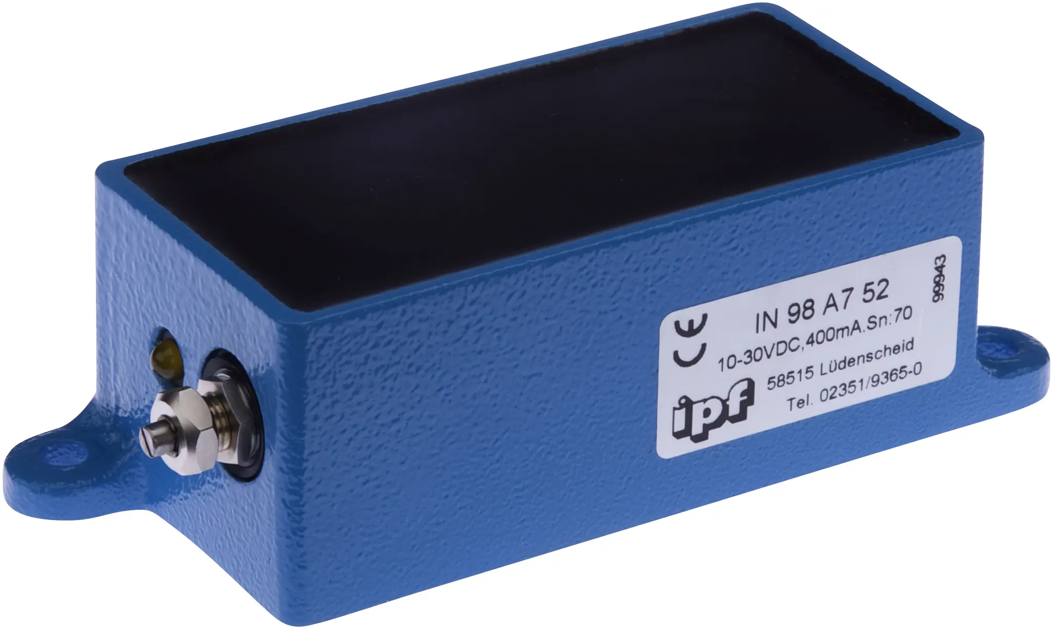 Produktfoto 1 von ipf Electronic IN98A752, Sensor Induktiv, 50x40x100mm, nicht bündig, Sn: 70