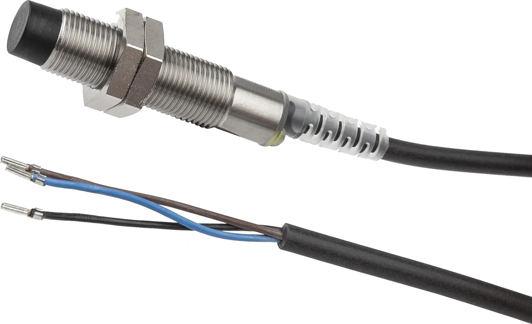 Produktfoto 1 von ipf Electronic IN1201A3, Sensor Induktiv, M12x1 50lang, nicht bündig, Sn: 8