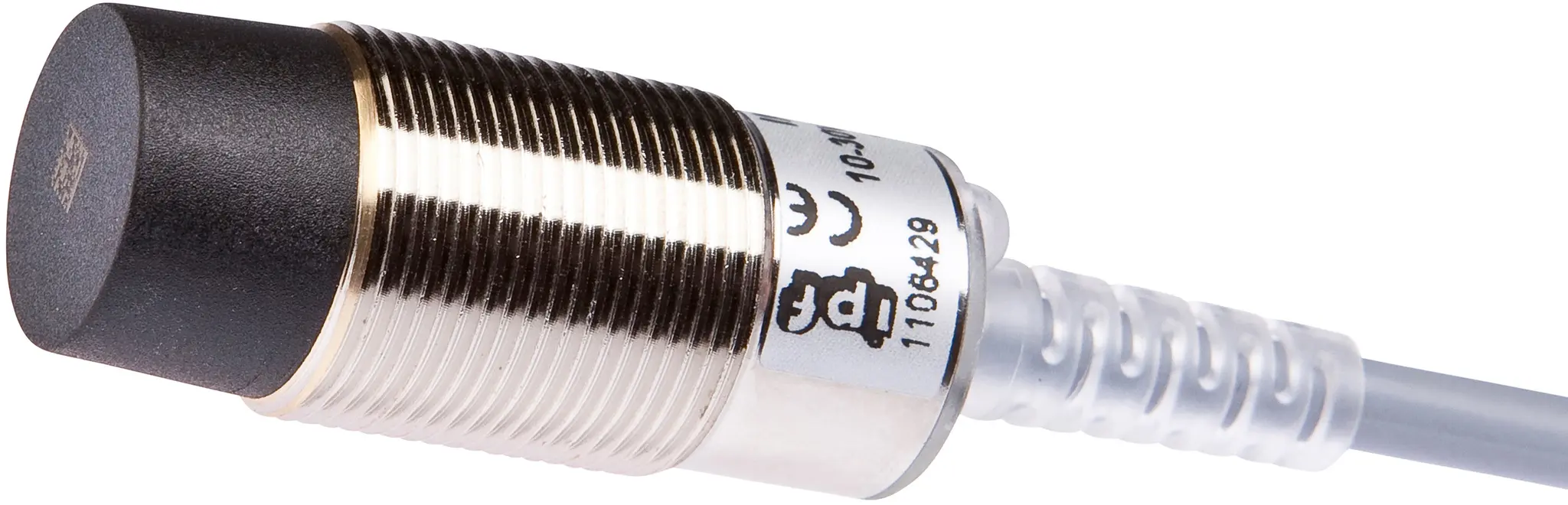 Produktfoto 1 von ipf Electronic IN180204, Sensor Induktiv, M18x1 41lang, nicht bündig, Sn: 10