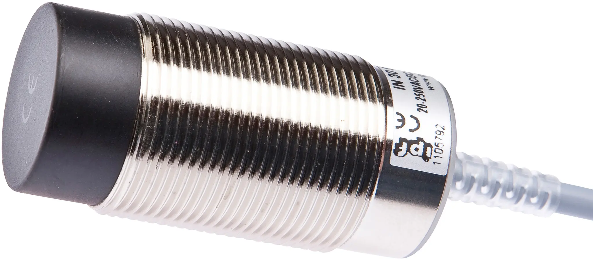 Produktfoto 1 von ipf Electronic IN305100, Sensor Induktiv, M30x1,5 60lang, nicht bündig, Sn: 15