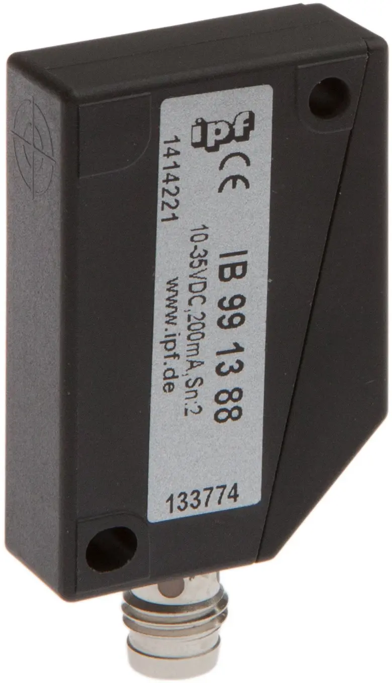 Produktfoto 1 von ipf Electronic IB991388, Sensor Induktiv, 40x26x12mm, bündig, Sn: 2, 10-35V DC