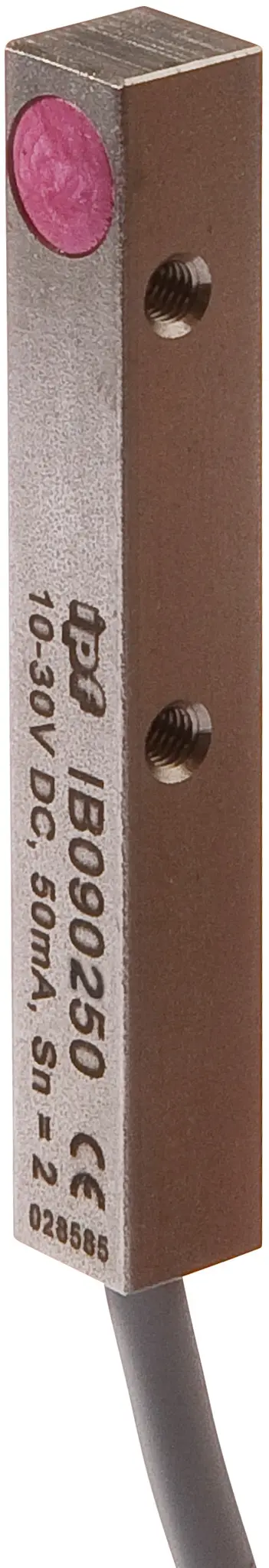 Produktfoto 1 von ipf Electronic IB090250, Sensor Induktiv, 55x8x8mm, bündig, Sn: 2, 10-30V DC