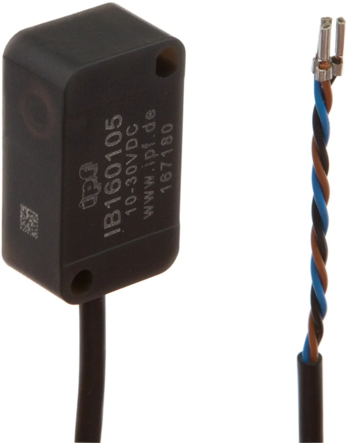 Produktfoto 1 von ipf Electronic IB160105, Sensor Induktiv, 28x10x16mm, bündig, Sn: 2, 10-30V DC