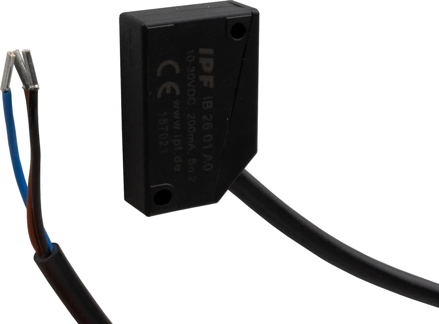 Produktfoto 1 von ipf Electronic IB2601A0, Sensor Induktiv, 40x26x12mm, bündig, Sn: 2, 10-30V DC