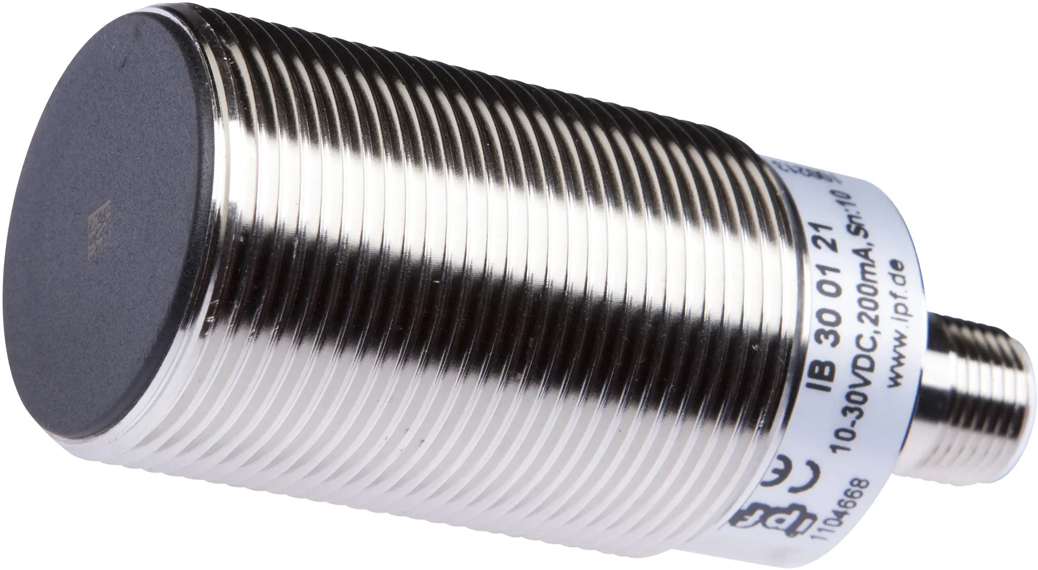 Produktfoto 1 von ipf Electronic IB300121, Sensor Induktiv, M30x1,5 70lang, bündig, Sn: 10