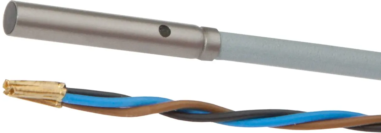 Produktfoto 1 von ipf Electronic IBR40106, Sensor Induktiv, Ø4mm 25lang, bündig, Sn: 1,5