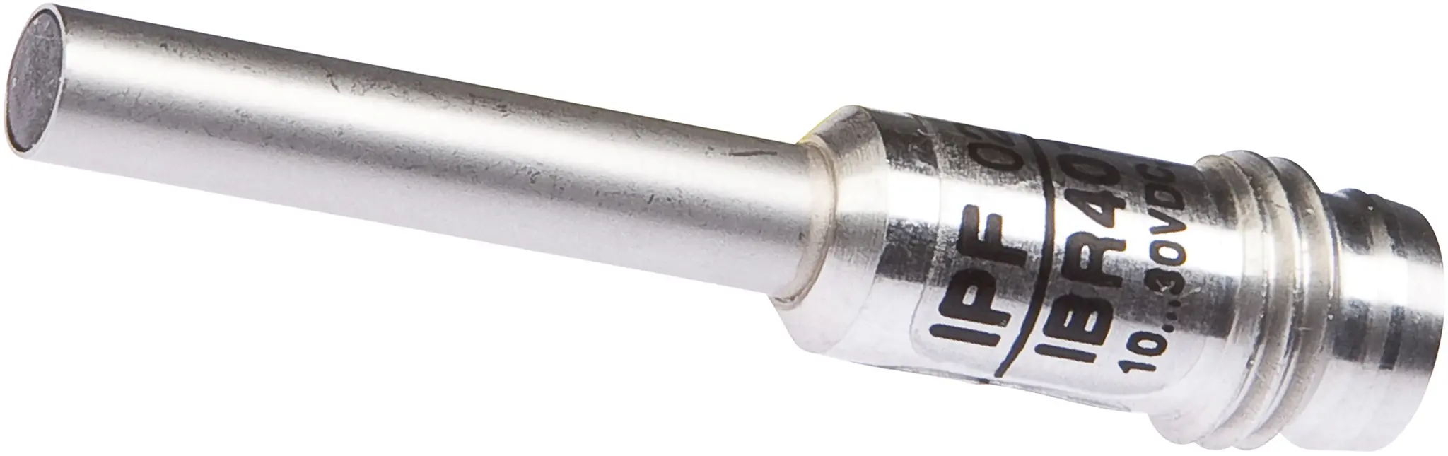 Produktfoto 1 von ipf Electronic IBR40174, Sensor Induktiv, Ø4mm 38lang, bündig, Sn: 0,8