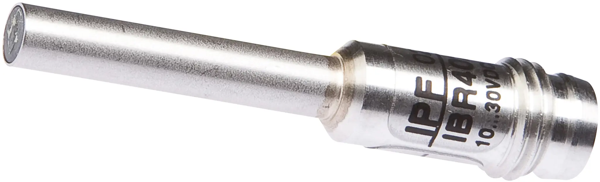 Produktfoto 1 von ipf Electronic IBR40274, Sensor Induktiv, Ø4mm 38lang, bündig, Sn: 0,8