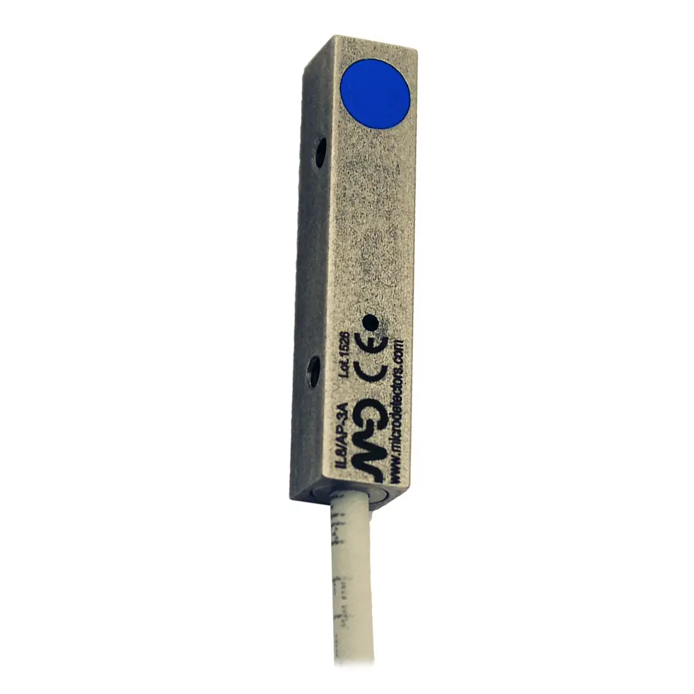 Produktfoto 1 von MD Micro Detectors IL8/AN-3A, Induktiver Sensor 8x8x40mm, Top-Erkennung