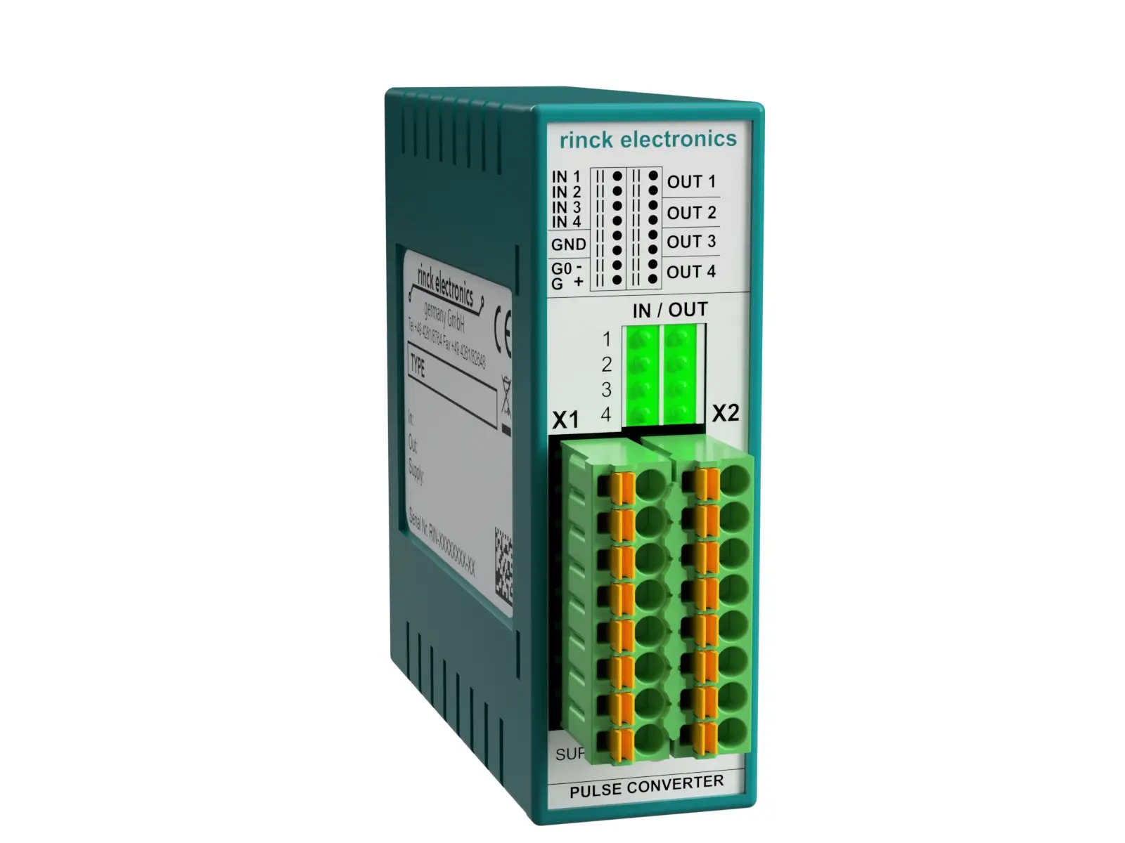 Produktfoto 1 von Rinck Electronic IPX4, Impulsteiler, 4x Eingang, 4x Ausgang, P/N: C310