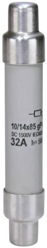 Produktfoto 1 von Italweber 1468540E, 10x85 gPV 40A 1500V DC Sicherung