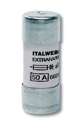 Italweber 1488063P, 27x60 gR 63A 660V DC Sicherung mit Schlagstift