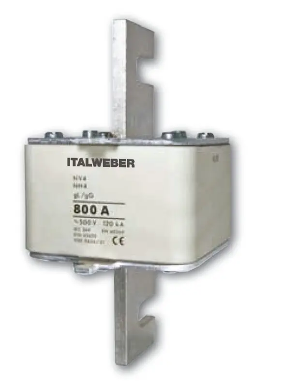 Produktfoto 1 von Italweber 1541900, NH4  gG 900A 500V Sicherung