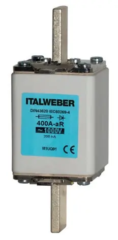 Produktfoto 1 von Italweber 1544040M, NH0 ACR aR 40A 1000V Sicherung