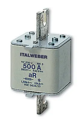Produktfoto 1 von Italweber 1556400, NHL2 aR 400A 690V Sicherung