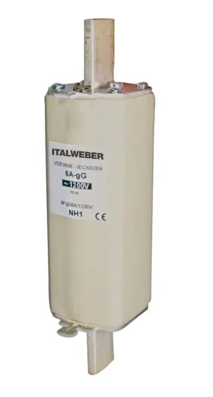 Produktfoto 1 von Italweber 1634400, NH-3L gG 400A 1200V Sicherung