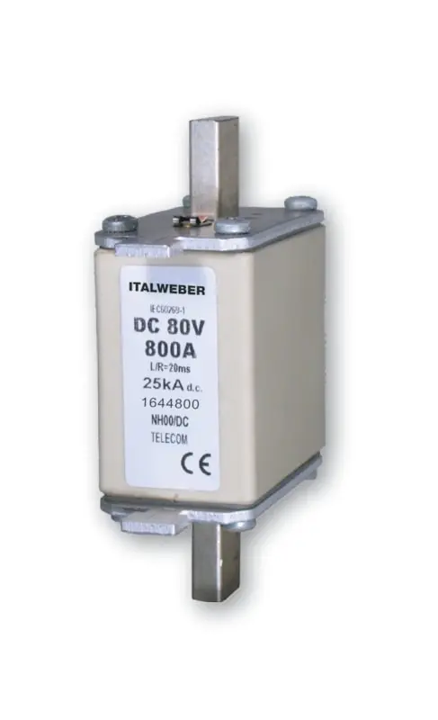 Italweber 1644800, NH00 x Telekommunikation- 800A 80Vcc Sicherung