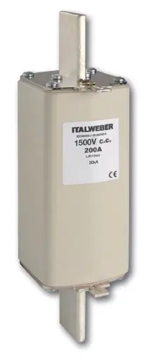 Italweber 1665400, NH-3L gPV 400A 1500V DC Sicherungen