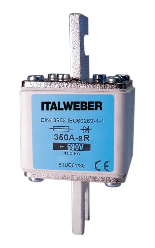 Italweber 1751350A, A1-69ET D8 aR 350A 690V