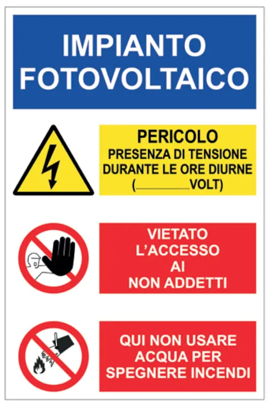 Produktfoto 1 von Italweber 1813022, Various sign - Al - Abmessungen: 330x500 mm