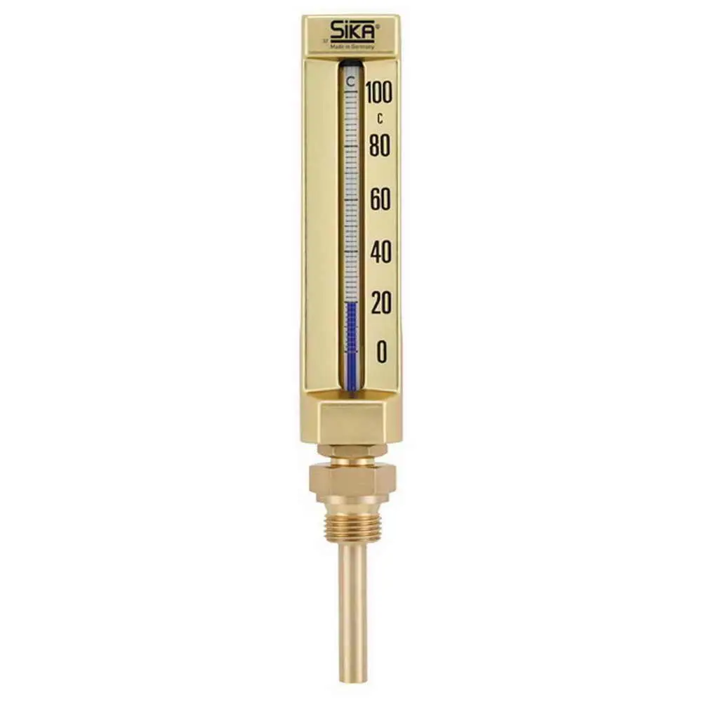 Produktfoto 1 von SIKA 2912351106321, Maschinenthermometer -30 bis 50°C Anschluss G1/2 Messing