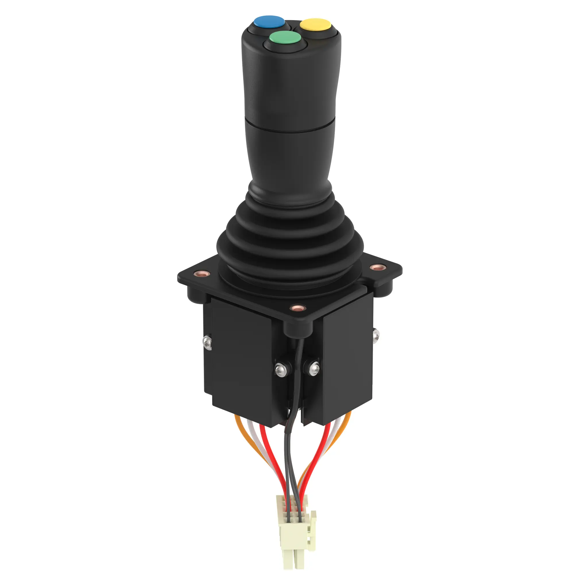 Produktfoto 1 von Elobau J2A1AAA00C, Joystick Analog 4-20mA X-t/Y-t multi. Griff 3T