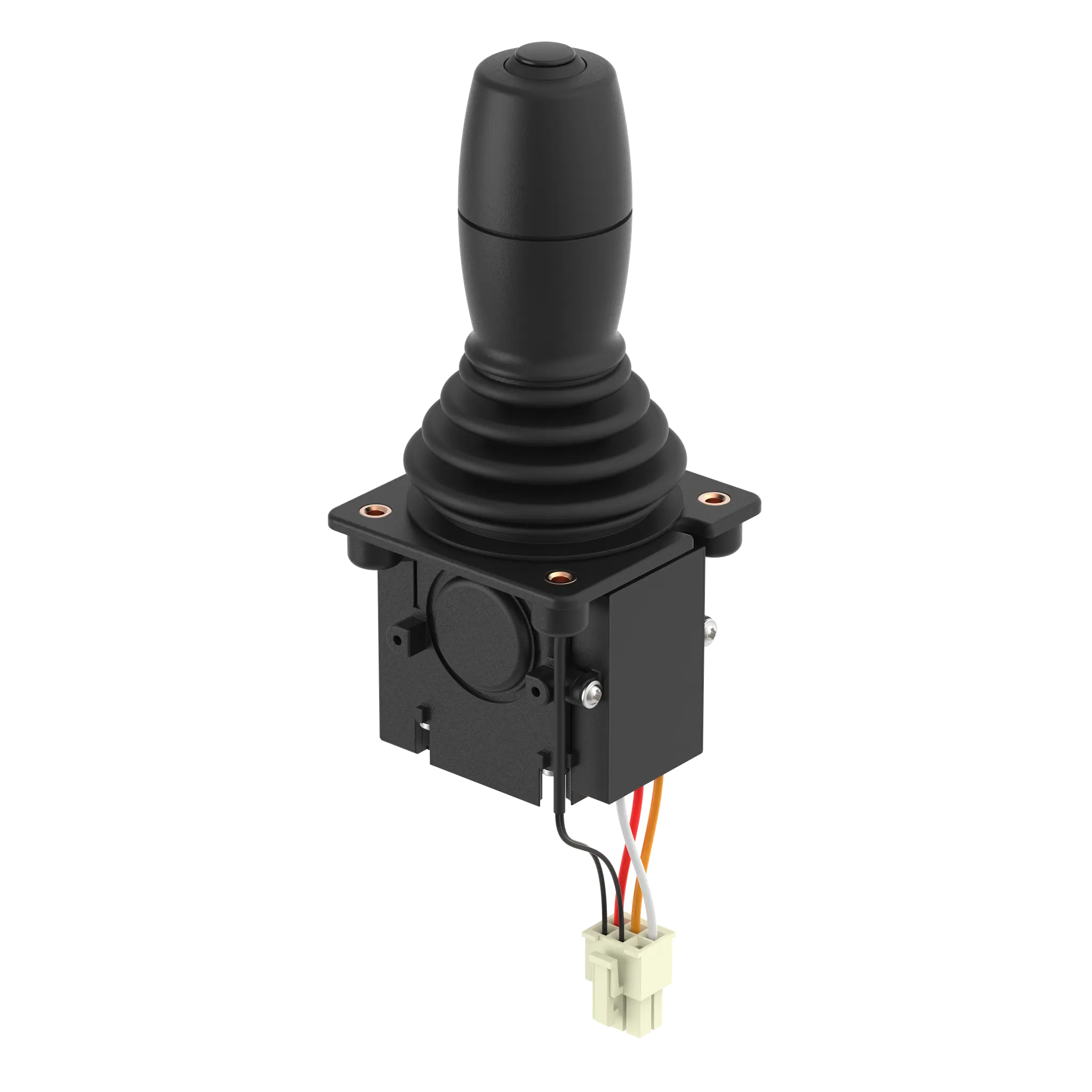 Produktfoto 1 von Elobau J2A6AA20B, Joystick Analog 0,5-4,5V ratiom.EMV/KFZ tast.
