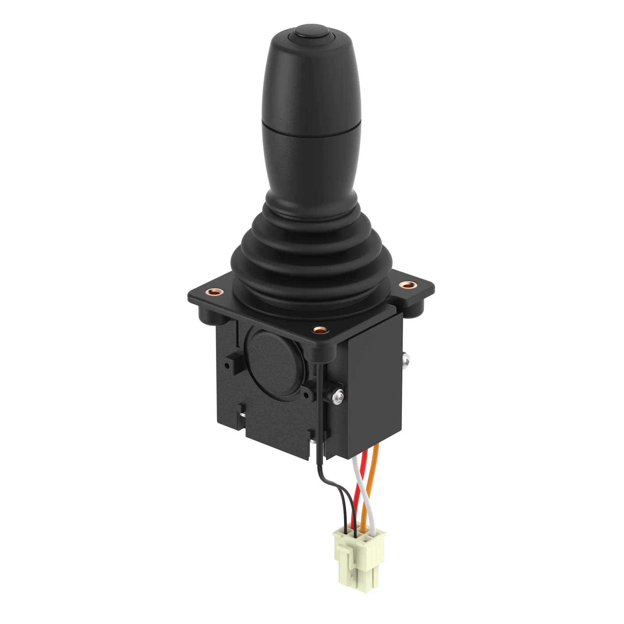 Produktfoto 1 von Elobau J2A7AA21B, Joystick Analog 0,5-4,5V EMV/KFZ 200V/m 1-achs.