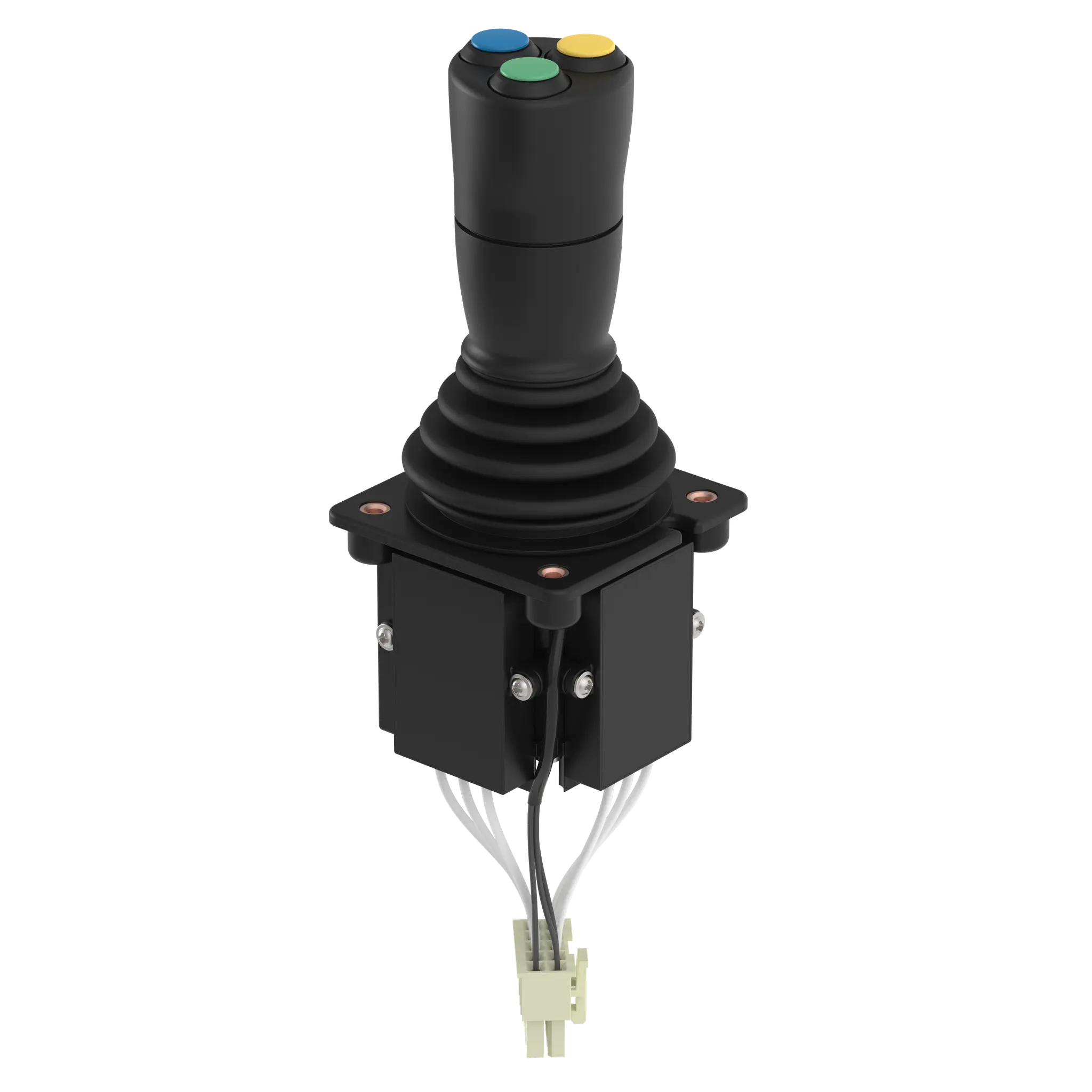 Produktfoto 1 von Elobau J2A6AAA00C, Kompakt Joystick J2, mit 3 Tasten