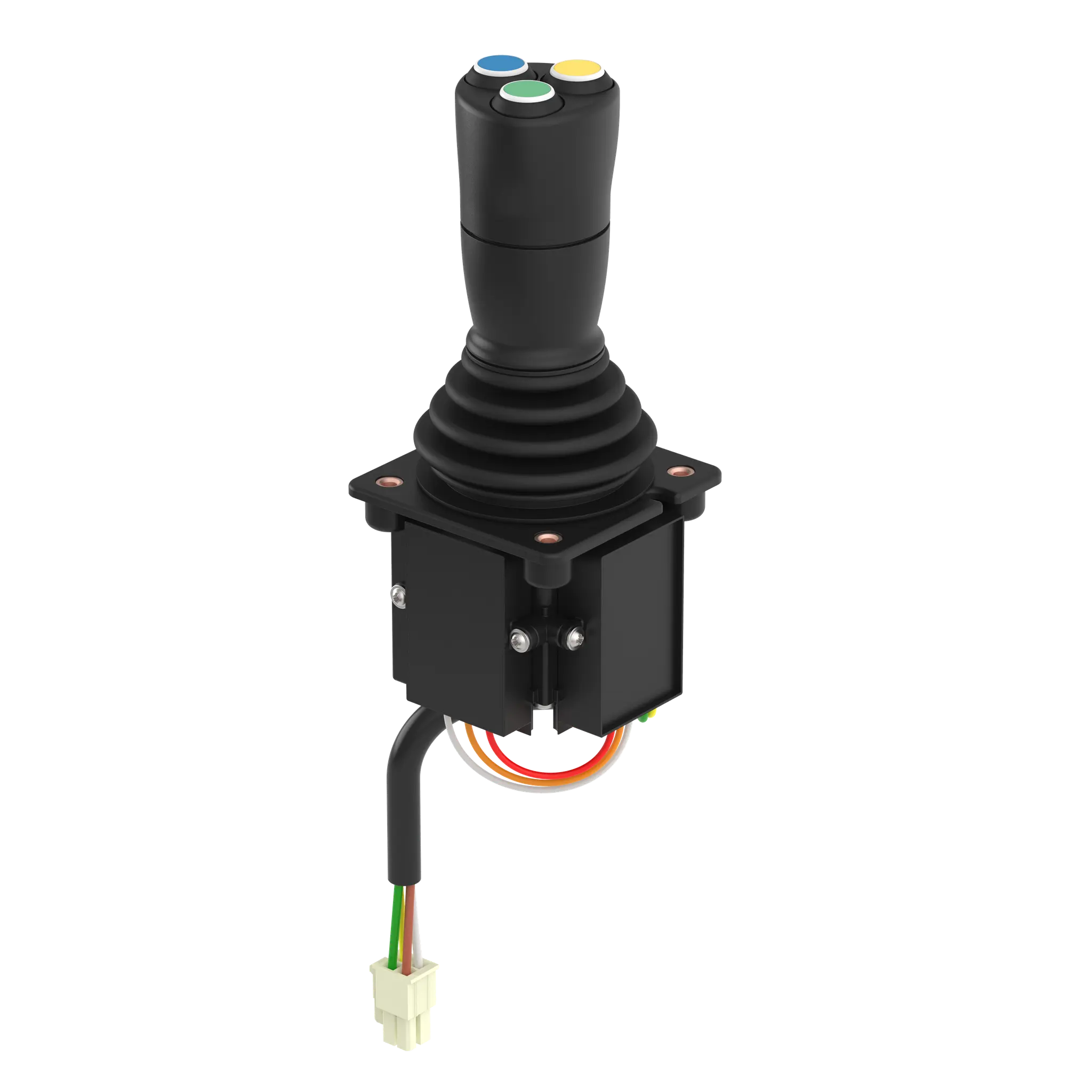 Produktfoto 1 von Elobau J2CJAAA00C, Joystick J2, J1939, 3Taste J1939, 0x70, 250kbit/s, 100ms
