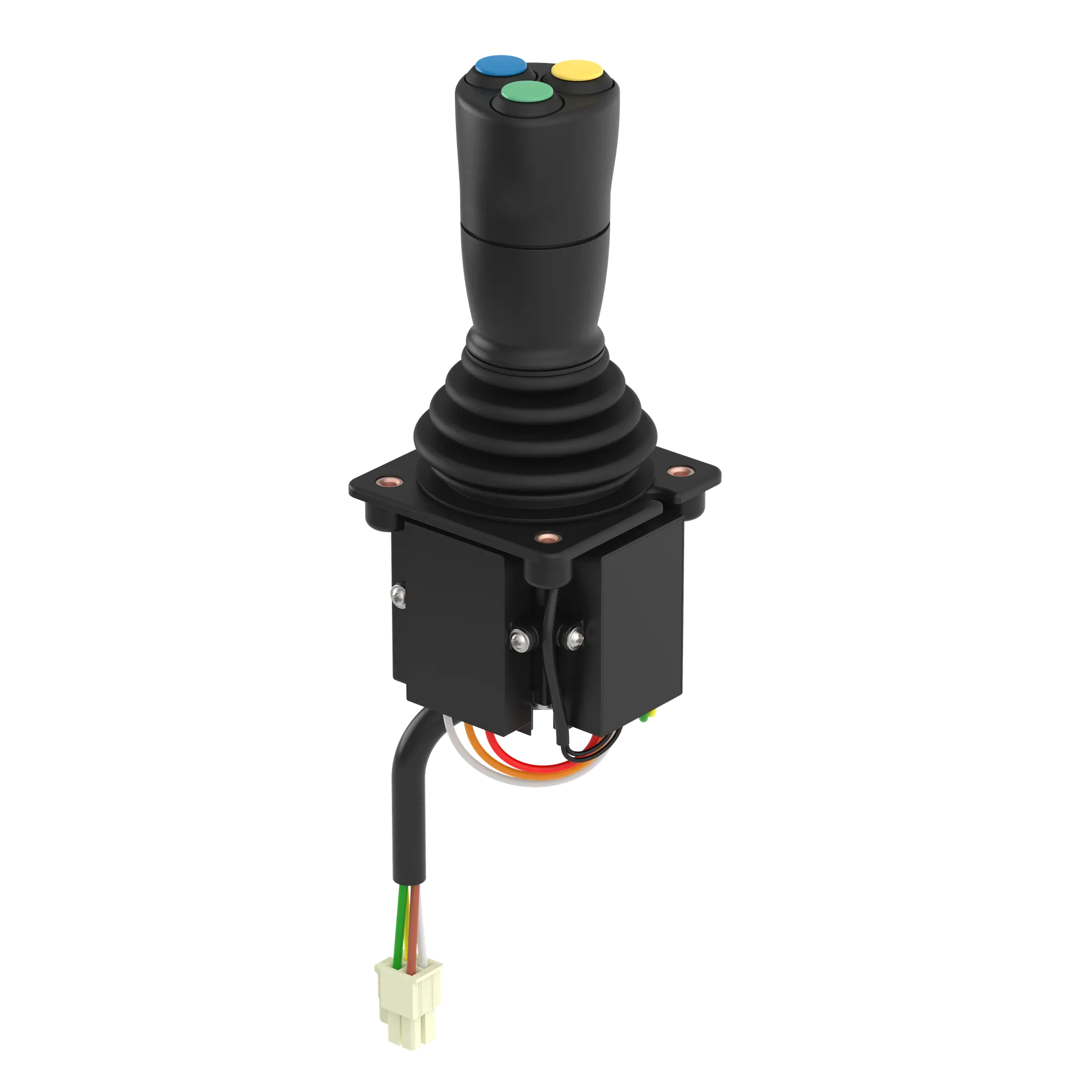 Produktfoto 1 von Elobau J2COAAA00C, Joystick J2 CANopen, 3Taste CANopen 0x11, 250kbit/s, 100ms