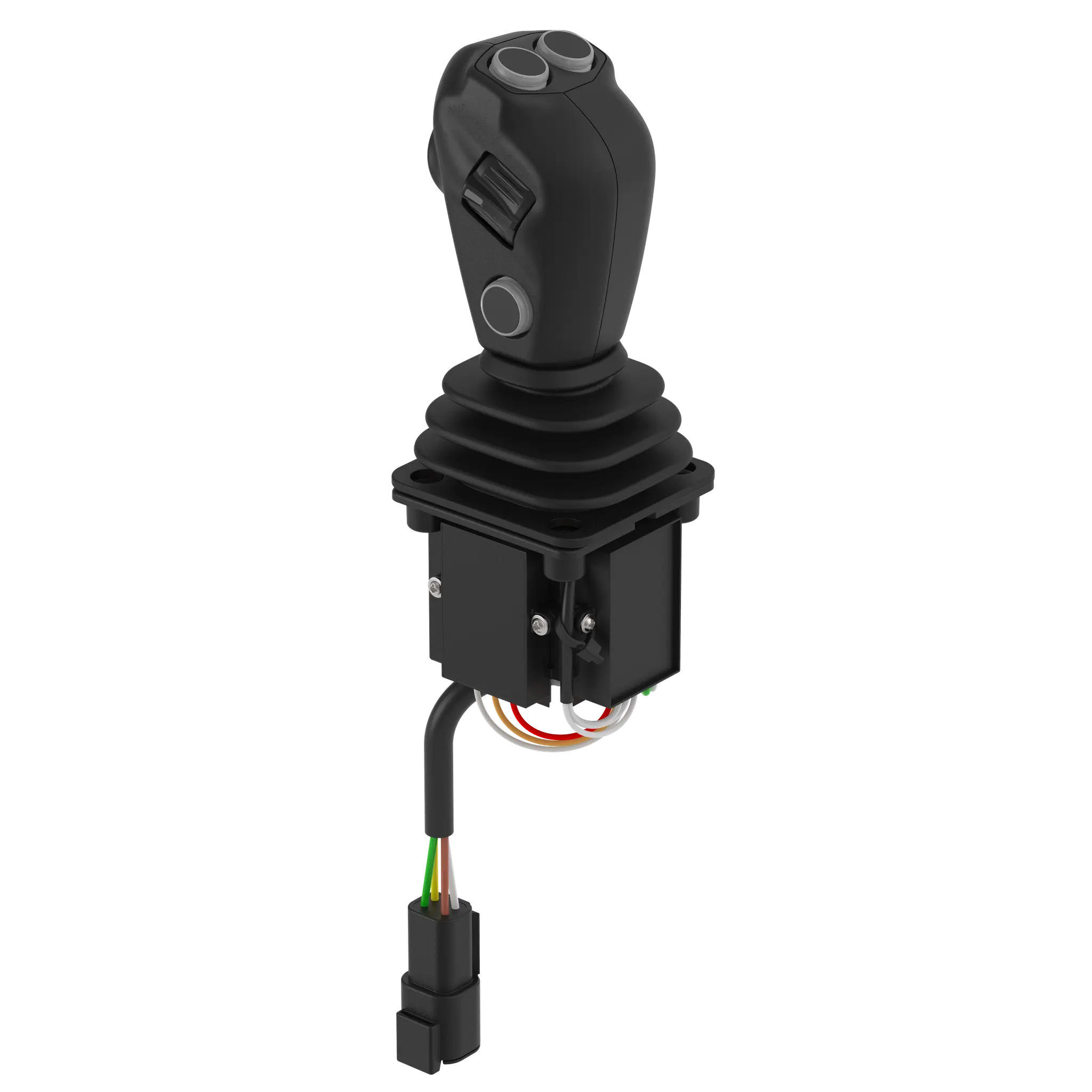 Produktfoto 1 von Elobau J2CJK00GE0004H, Joystick J2, multiax., X-t,Y-t Griff 4TH/DR, CAN J1939