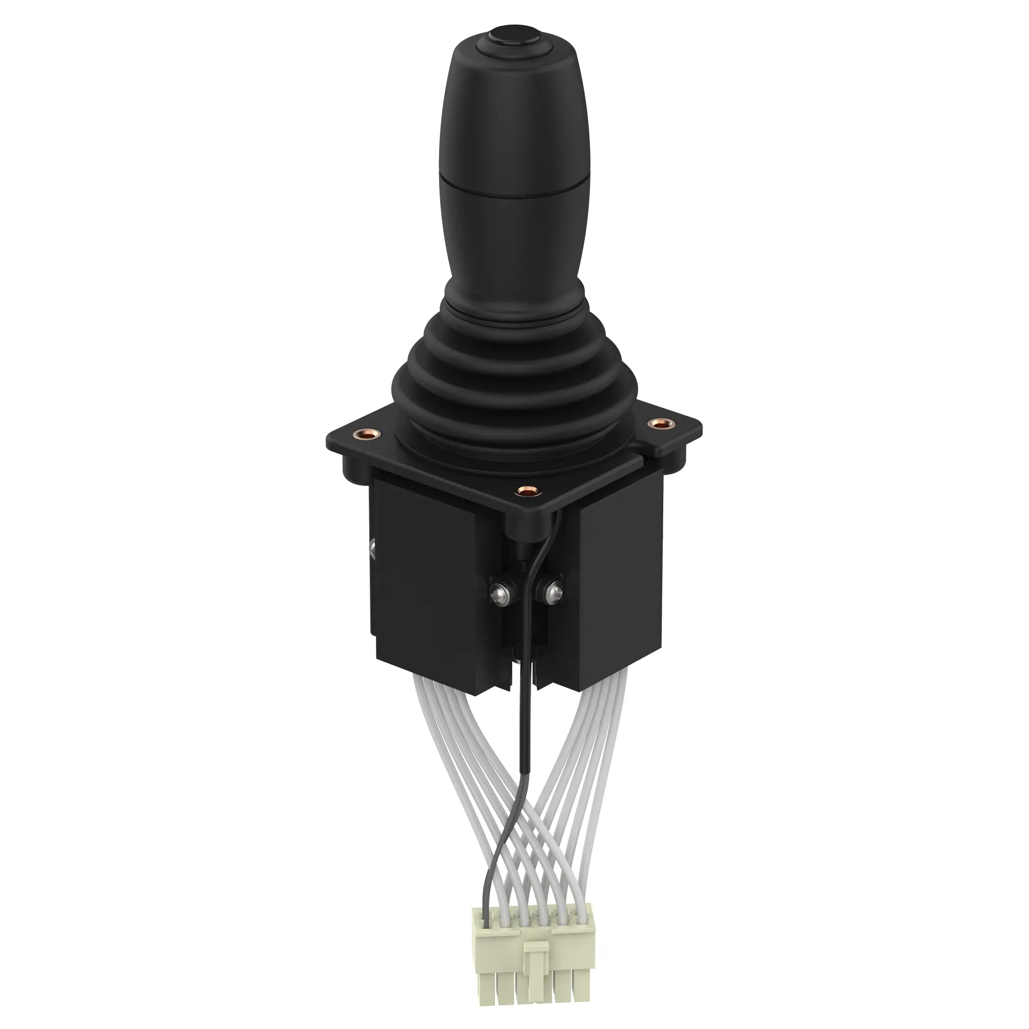 Produktfoto 1 von Elobau J2D8AAA10B Joystick Digital 3 SP m.Taste EMV/KFZ ,X-t/Y-t
