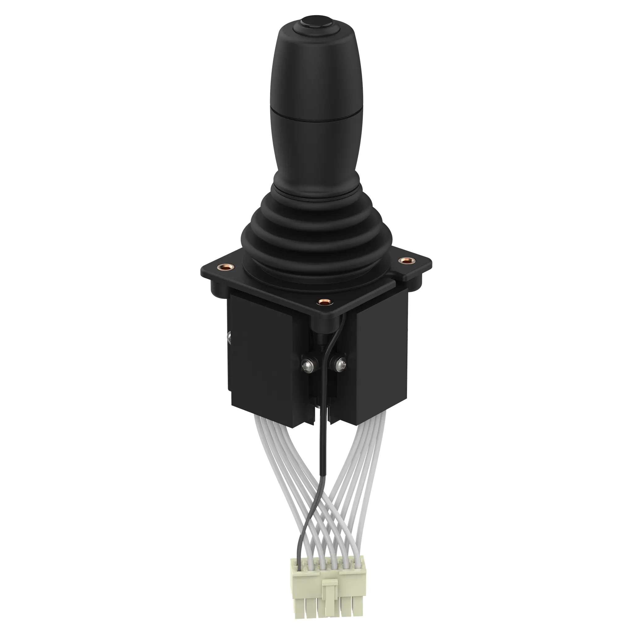 Produktfoto 1 von Elobau J2D8AAA10B, Joystick Digital 3 SP m.Taste EMV/KFZ ,X-t/Y-t