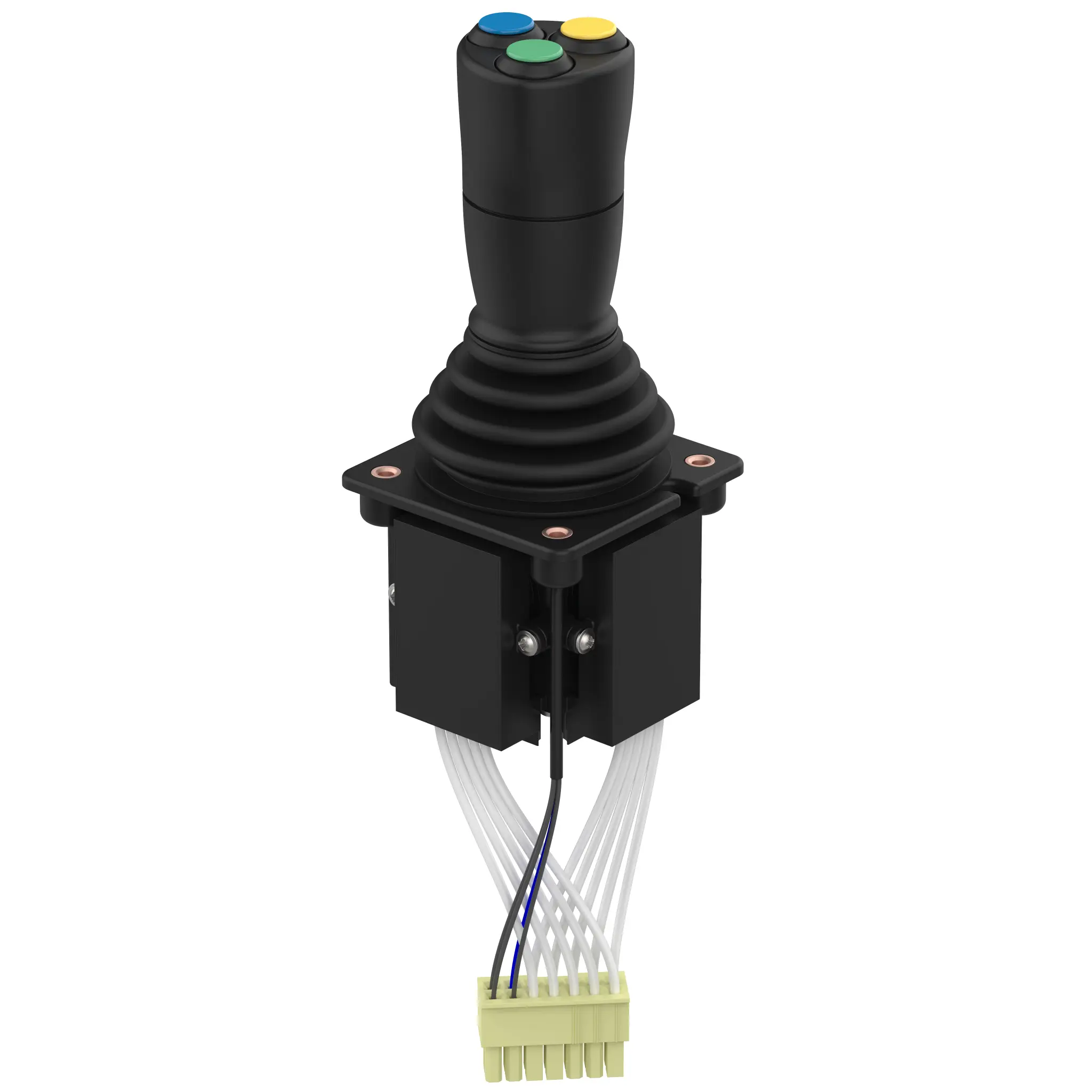 Produktfoto 1 von Elobau J2D8AAA10C Joystick Digital 3 SP m. 3Tast EMV/KFZ ,X-t/Y-t