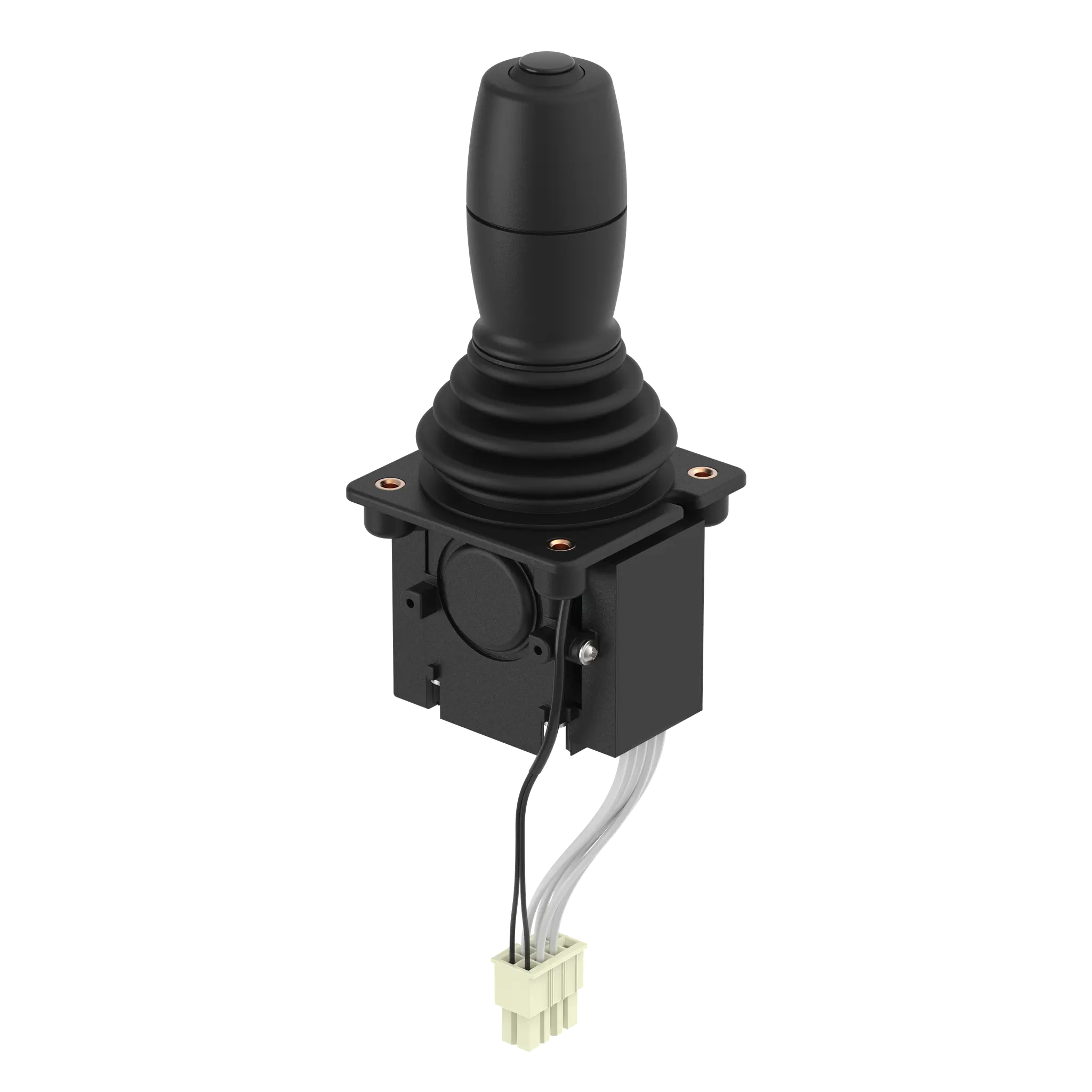 Produktfoto 1 von Elobau J2D8AB20B, Joystick Digital 3 SP m.Taste EMV/KFZ rastend