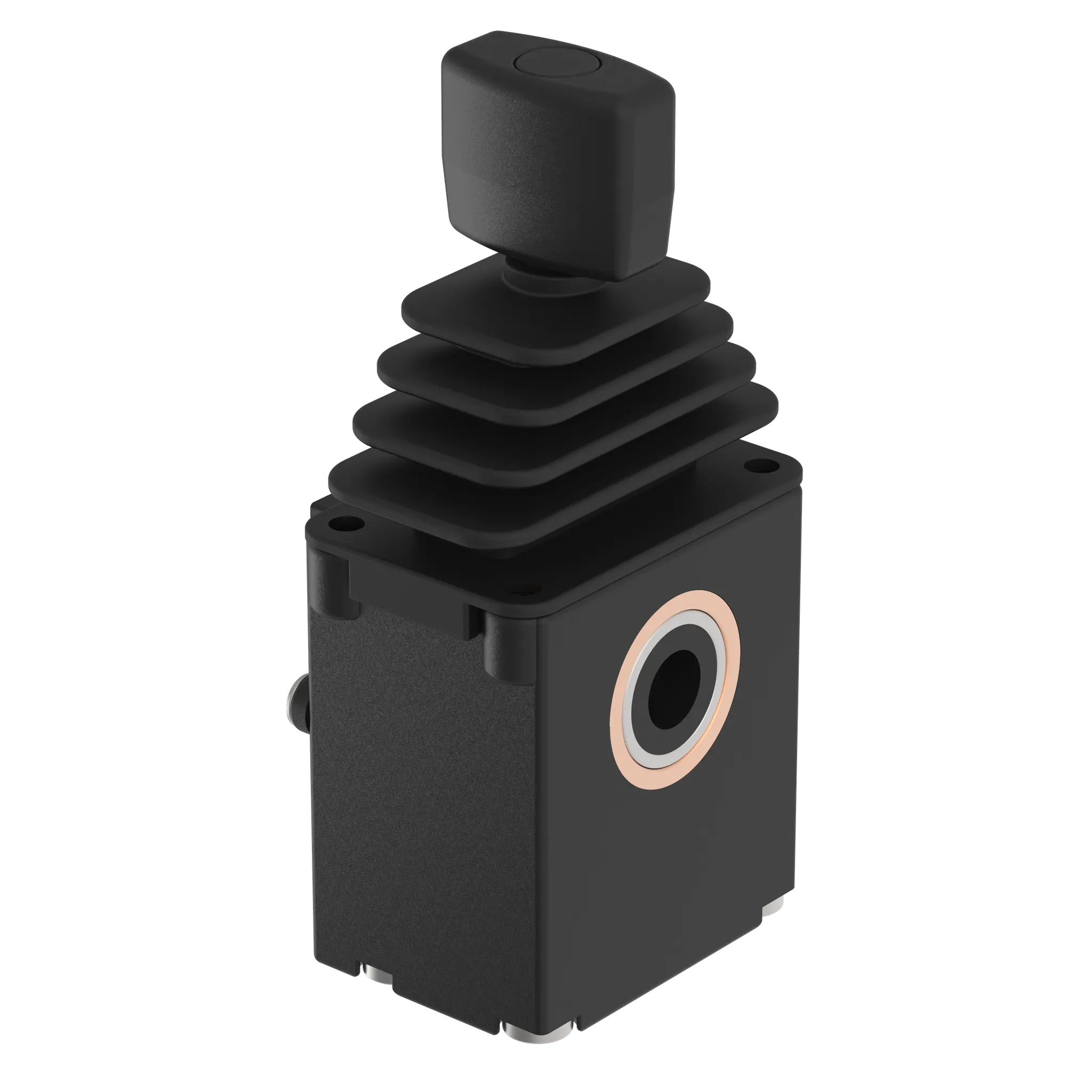 Produktfoto 1 von Elobau J3A6AA0A, Fingertip Joystick J3, Betriebsspannung 4,5-5,5VDC, Ausgangssignal 0,5-4,5V/DC