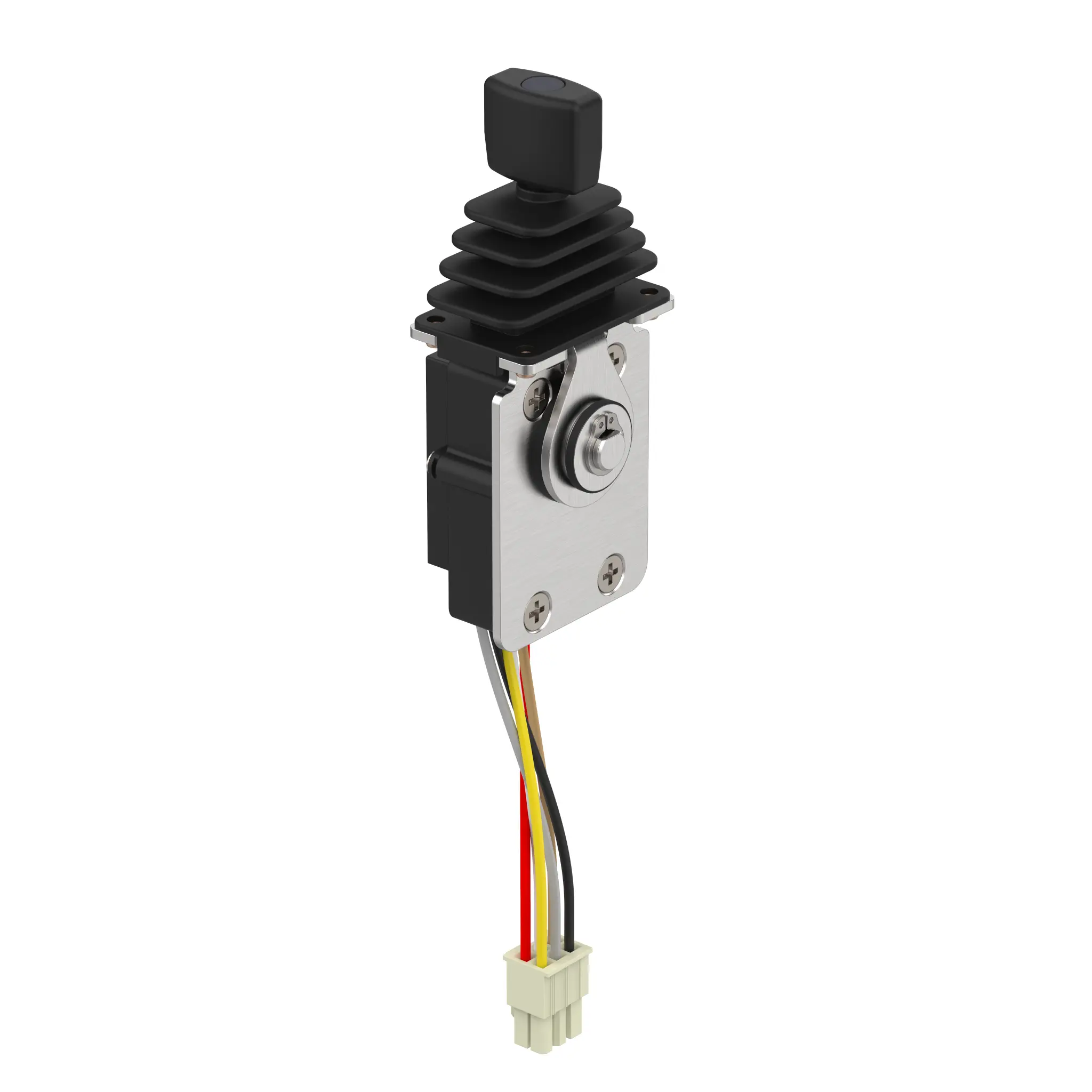 Produktfoto 1 von Elobau J3R6AH0A04, Joystick redund. Reib. 26,4° J3 Handg., Knauf schwarz