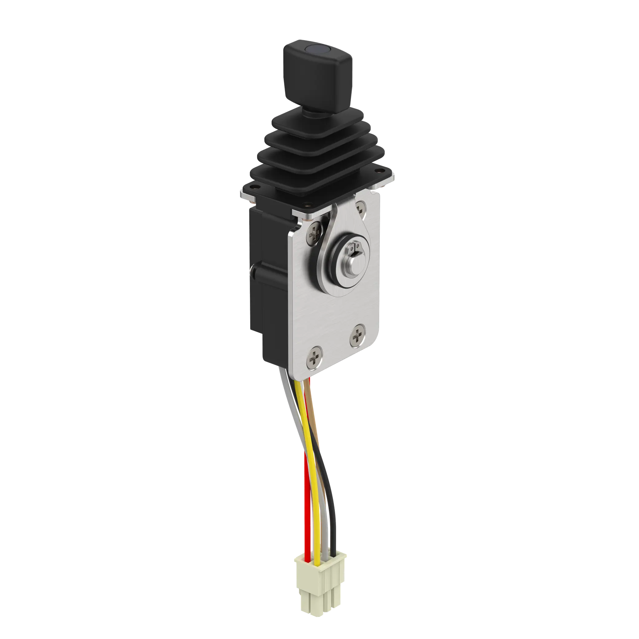 Produktfoto 1 von Elobau J3R6AH0A04, Joystick redund. Reib. 26,4° J3 Handg., Knauf schwarz