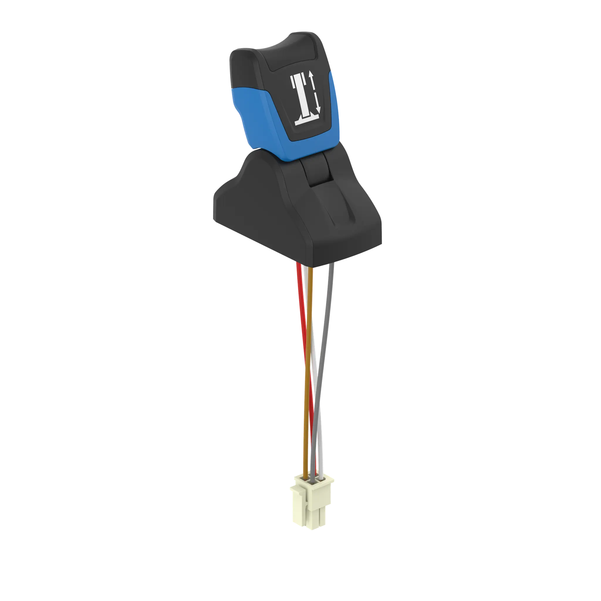 Produktfoto 1 von Elobau JFTH6C042BU01, Fingertip Joystick JFT blau, Betriebsspannung 4,5-5,5 VDC