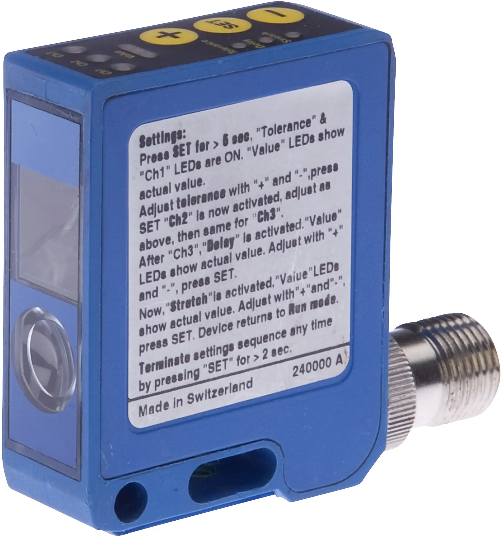 Produktfoto 1 von ipf Electronic OF210120, Sensor Optisch, Farbe, 50x40x15mm, Weißlicht