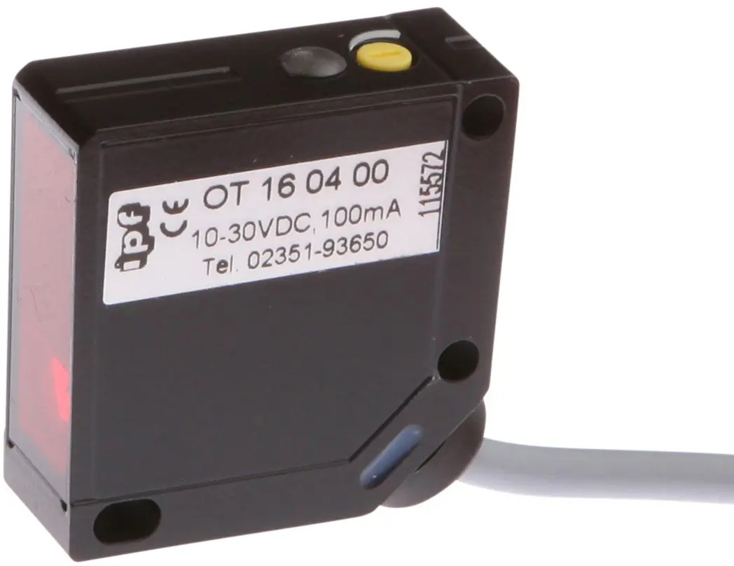 Produktfoto 1 von ipf Electronic OT160400, Sensor Optisch, Taster, 35x35x12mm, Sn: 15-300