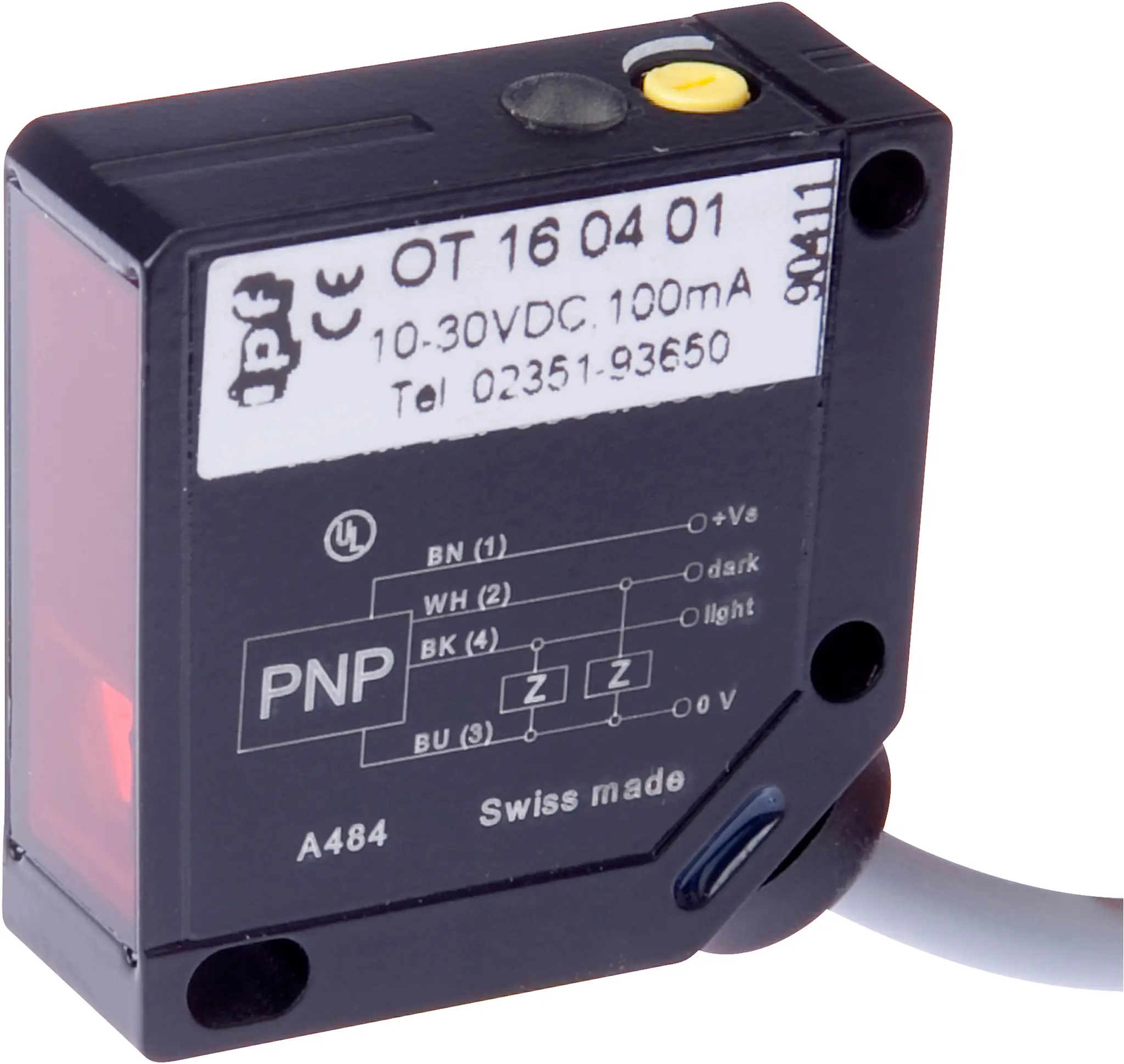 Produktfoto 1 von ipf Electronic OT160401, Sensor Optisch, Taster, 35x35x12mm, Sn: 15-300