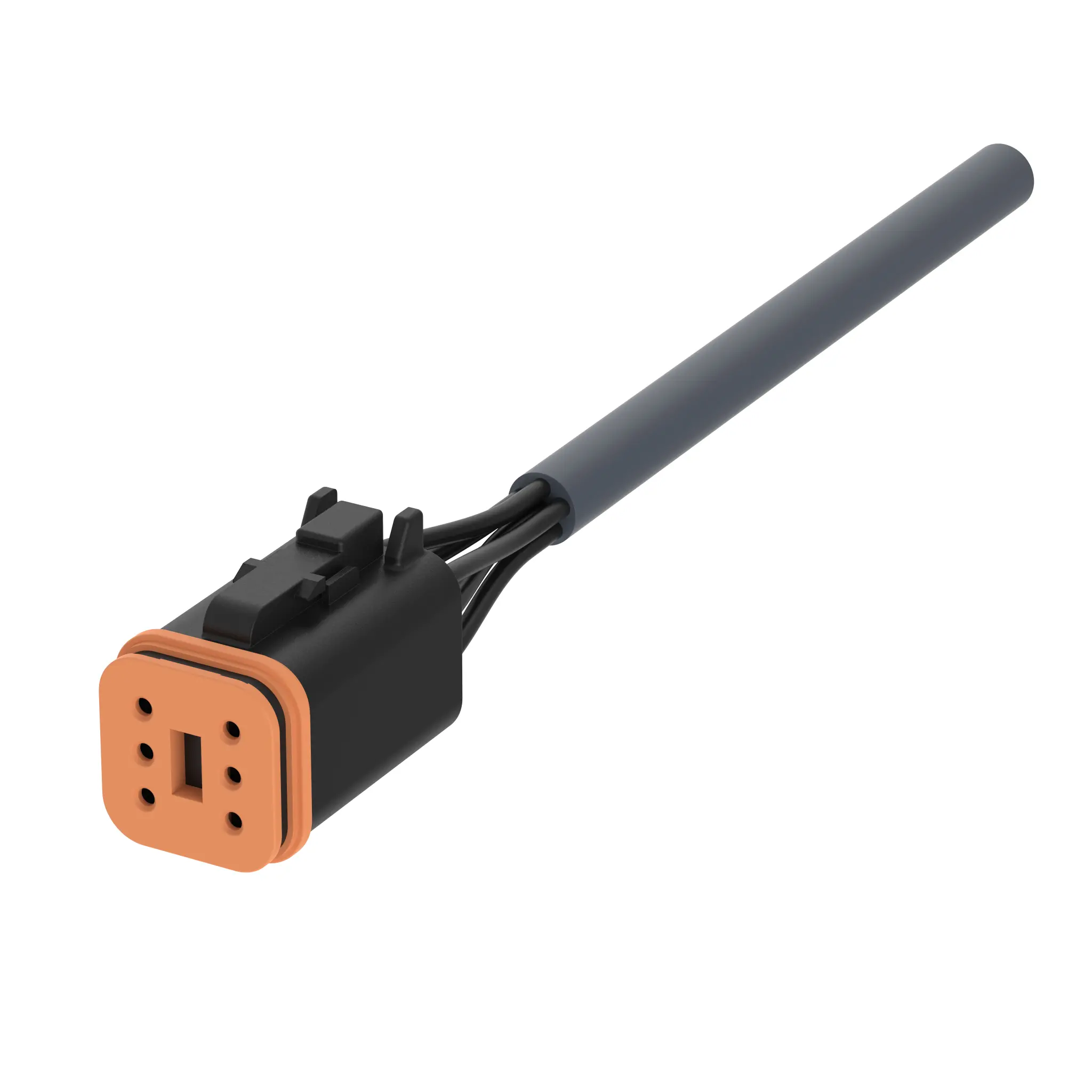 Produktfoto 1 von Elobau L1FD005B, Litzensatz, 6 polig, 5m, PVC, mit Deutsch Stecker