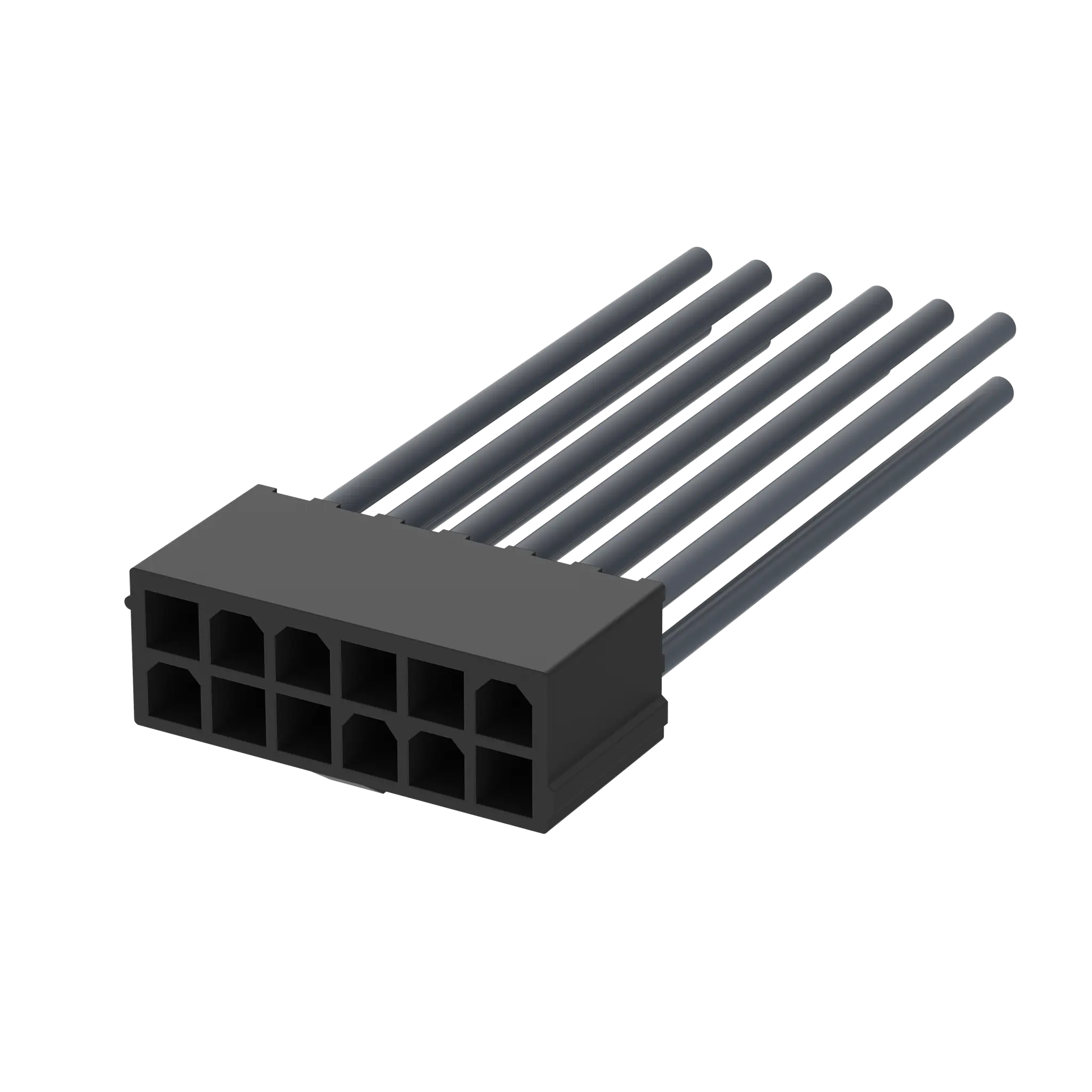 Produktfoto 1 von Elobau L2LD003A, Litzensatz, 12-polig, 0,75mm² 3,0m, PVC, mit Molex Stecker