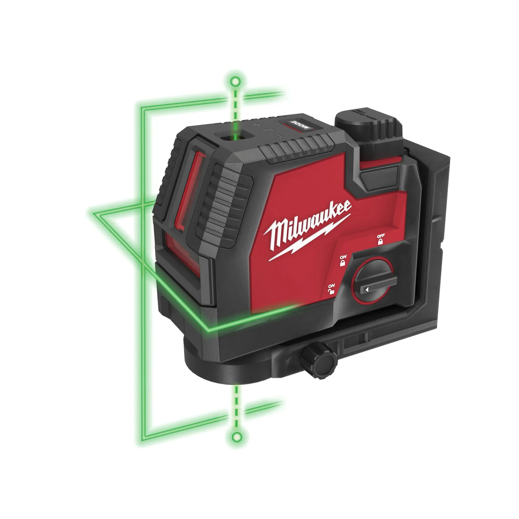 Produktfoto 1 von Milwaukee L4 CLLP-301C USB Akku-Kreuzlinienlaser mit Lotfunktion, Grün