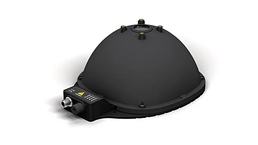 Produktfoto 1 von Wenglor LMDX203, Multi-UV Dom-Beleuchtung 365nm, 395nm, 405nm, Weißlicht, 130 mm