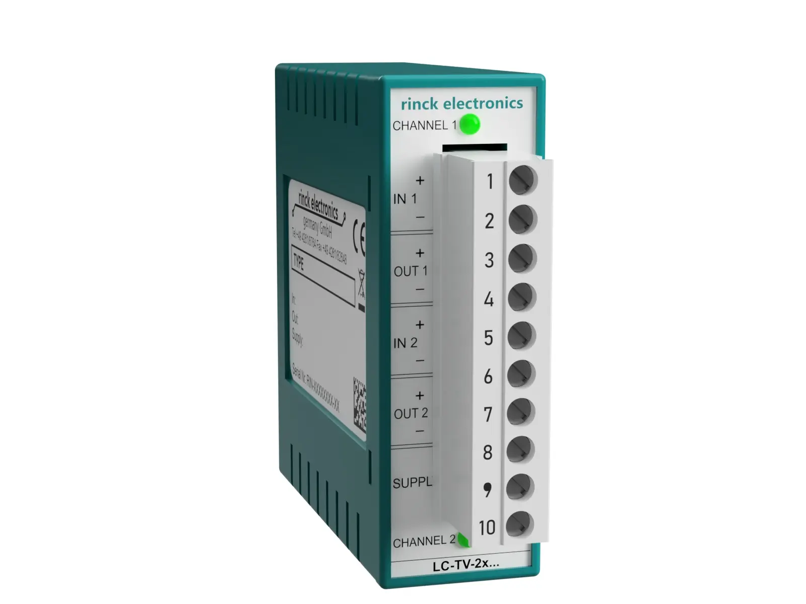 Rinck Electronic LC-TV-2U.2U, 2 Kanal Trennverstärker, Spannungseingang