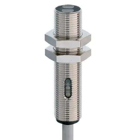 Contrinex LRK-1120-302, Standard Reflex M12 1500 Chrome plated brass LED,
