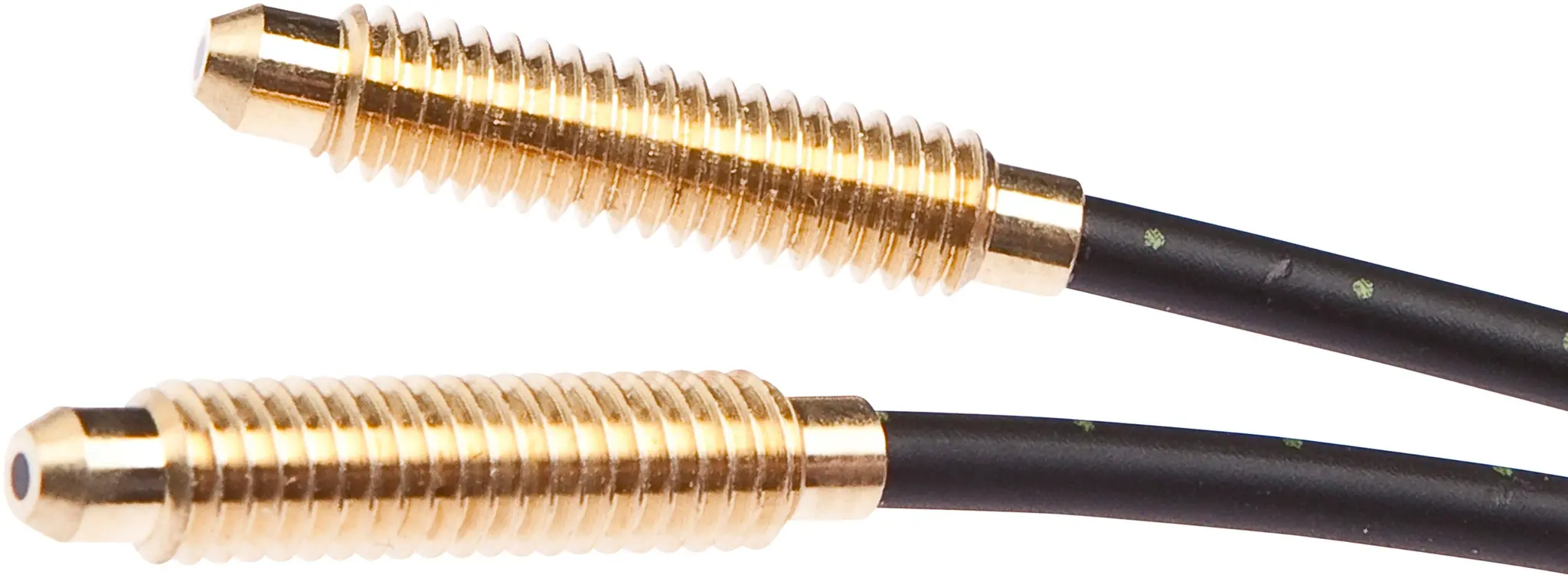 Produktfoto 1 von ipf Electronic LS208161, Lichtleiter Schranke, 2m, Kopf: Messing 20lang M4 M4x0,
